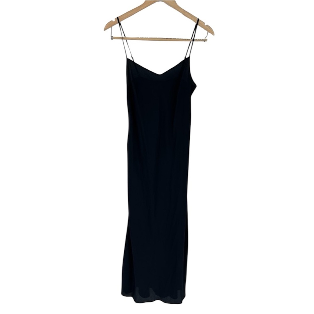 LK Bennett Arden‎ Navy Blue Silk Slip Dress US 8